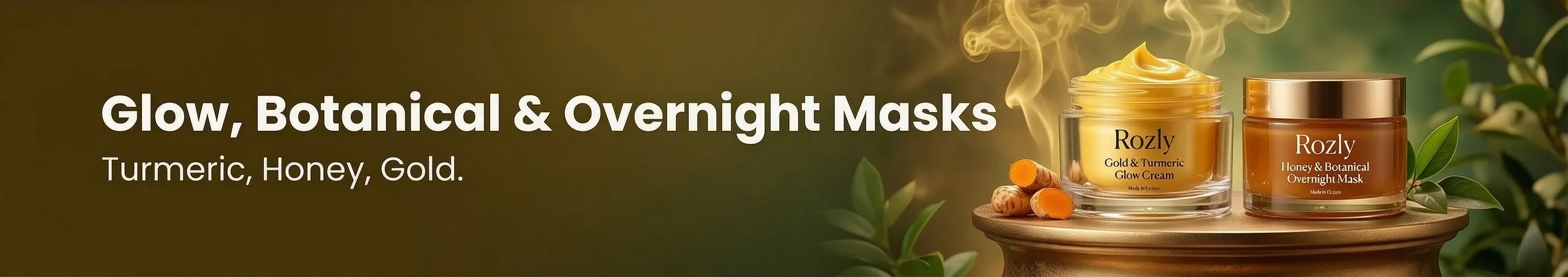 Best Face Mask for men and Women in Pakistan banner with luxury products at Rozly.