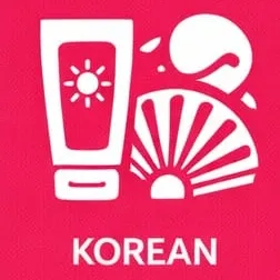 K-Beauty Korean sunscreen category icon.