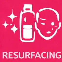 AHA BHA and Glycolic Acid exfoliating toner category icon.