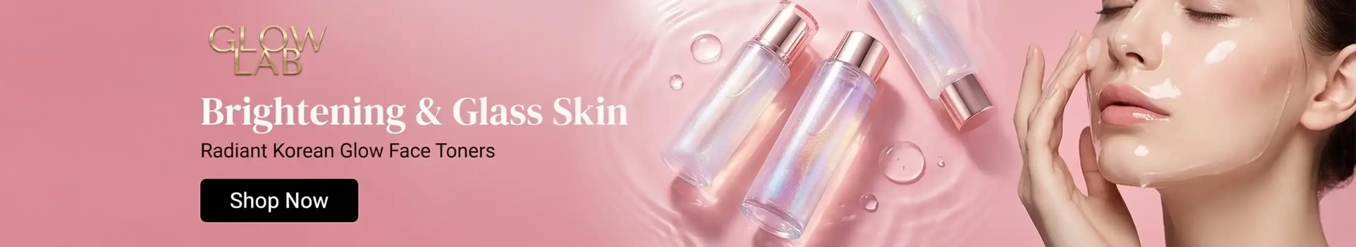 Best rice toners for glass skin and brightening in Pakistan banner at Rozly.