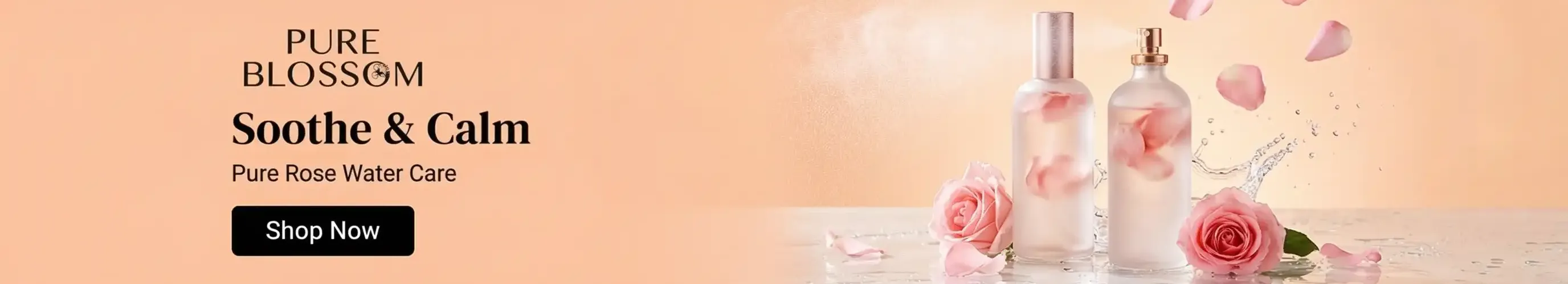 Best pure rose water toners and facial mists in Pakistan banner at Rozly.